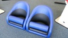 Bolster seat blue jay and black