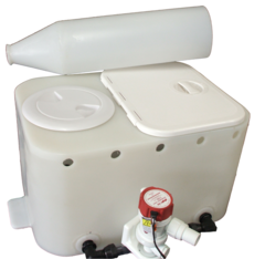 LBT03CTTS01T - 55 Litre Live Bait Tank, Tuna Tube Combo