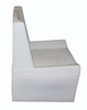 Sb01 sectioanl seat with no upholstery side view