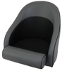 Bolster grey with balck weave