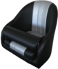 S011 series 1 bolster seat black and silver