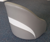 Bolster seat series 2 tan and cream