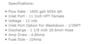 1600 gph pump specs