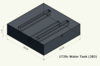 172 litre moulded caravan of marine water or effluent tank