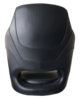 Elite bolster black with black kevlar weave insert back view