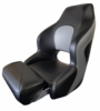 Elite bolster black with grey insert front