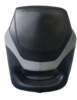 Black grey rear view